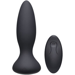 Thrust Adventurous Stotende Buttplug - Zwart